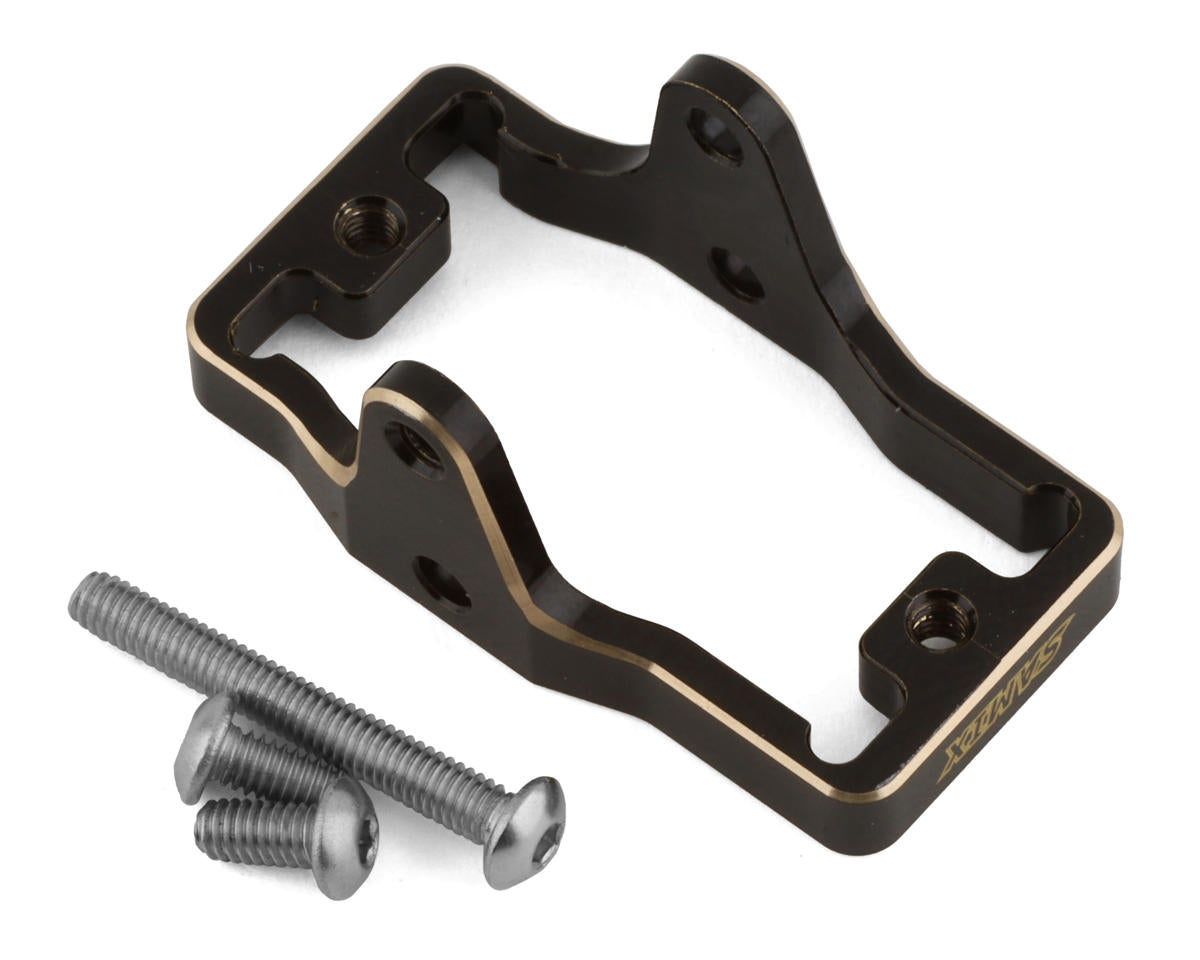 SAMIX TRX4M-4068 TRX-4M Brass Servo Mount (Black) (11g) (Traxxas/EcoPower) trx4m