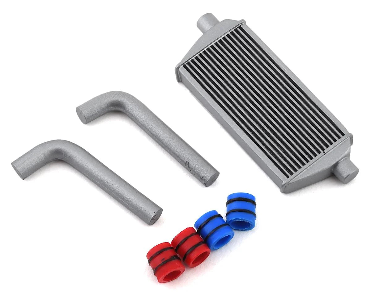SIDEWAYS RC SDW-FULLINTKIT Sideways RC Scale Drift Full Intercooler Kit (Silver) (Small)