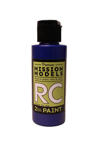 MISSION MODELS MMRC-030 Water-based RC Paint, 2 oz Bottle, Irdescent Blue