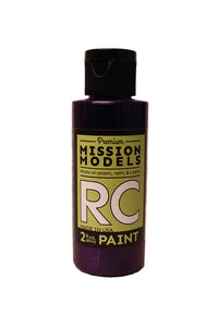 MISSION MODELS MMRC-031 Water-based RC Paint, 2 oz Bottle, Iridescent Purple