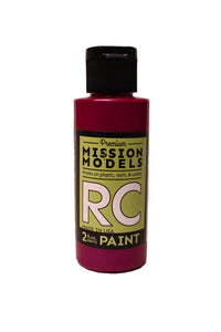 MISSION MODELS MMRC-032 Water-based RC Paint, 2 oz Bottle, Iridescent Candy Red