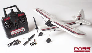 RAGE RC RGRA1114 Super Cub MX4 Micro EP 4-Channel RTF Airplane with PASS System