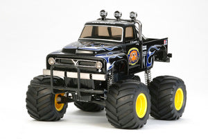 TAMIYA 58547-60A 1/12 RC Midnight Pumpkin Black Edition Monster Truck CW-01 Kit, w/HobbyWing THW 1060 ESC