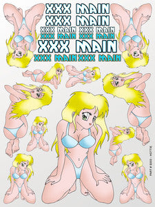 XXX MAIN S003 Hottie Sticker Sheet