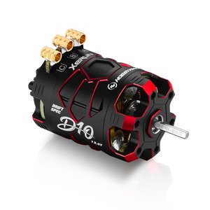 HOBBYWING 30401138 Xerun D10 Brushless Drift Motor - 2900kv, Passion Edition (Red)