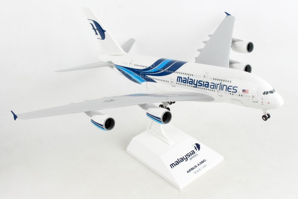 SKYMARKS SKR693 Malaysia A380-800 1/200 with Gear New Livery F-WWSU