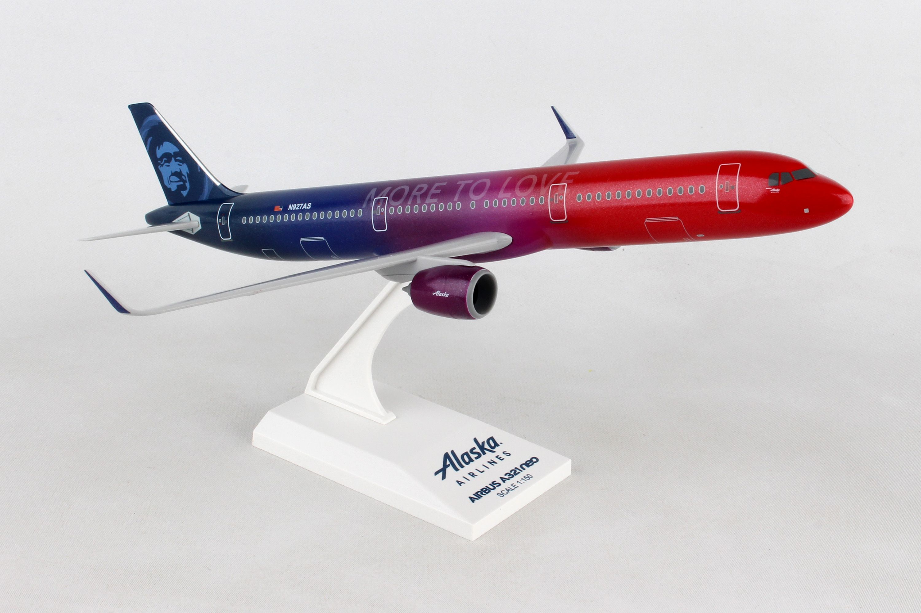 SKYMARKS SKR977 Alaska Airlines A321NEO 1/150 More to Love
