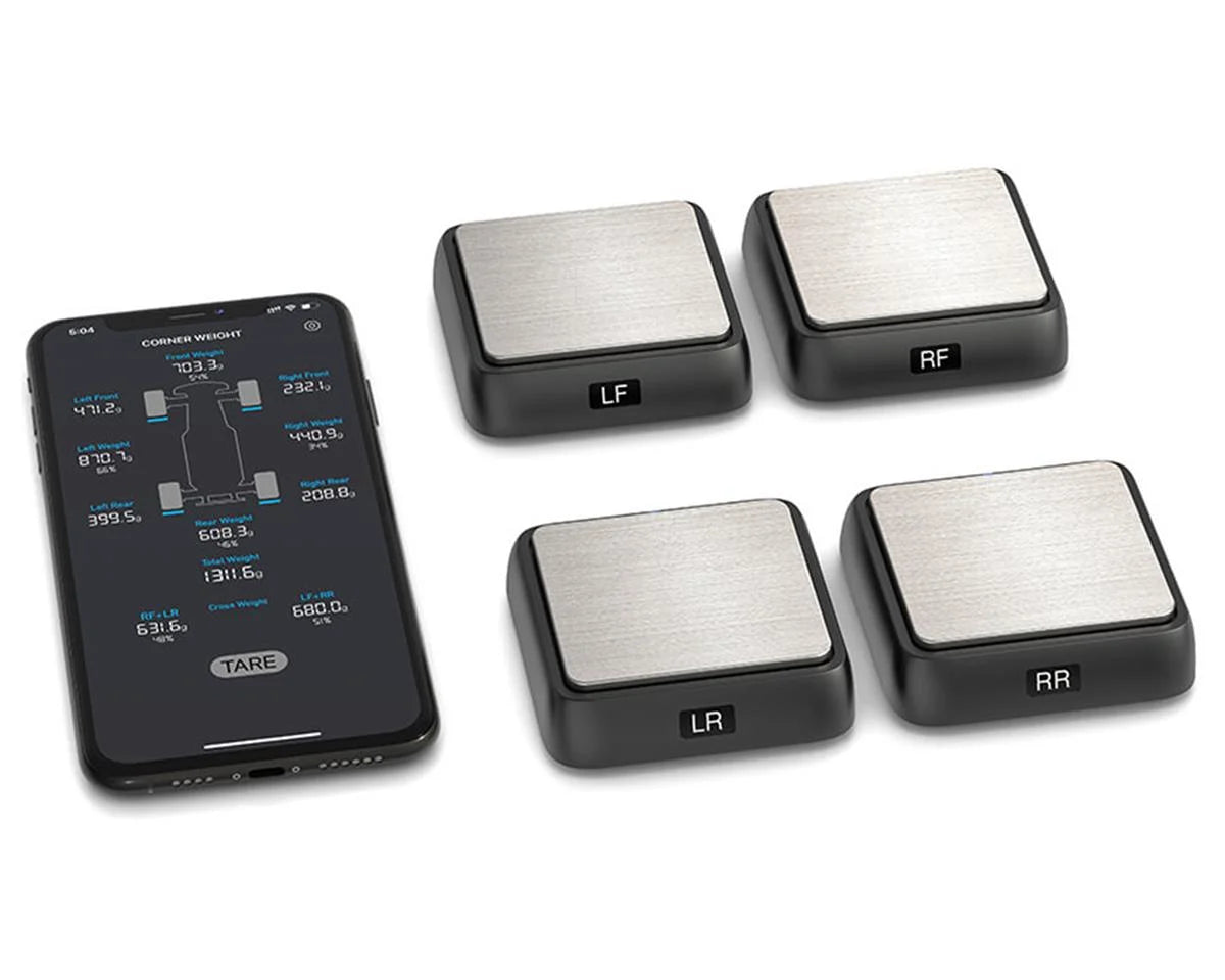 SKY RC 500036-1 SCWS2000 Bluetooth Corner Weight Scale System w/4 Scales