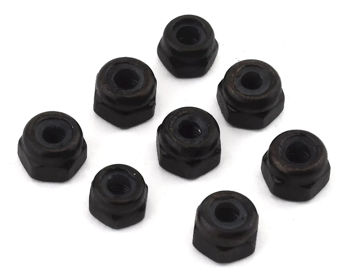 STRC ST3640NBK Concepts Hinge Pin Locknut Set (8) (Black)