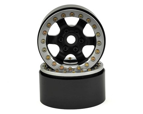 SSD SSD00133 1.9" Rock Racer Wheels Black / Silver
