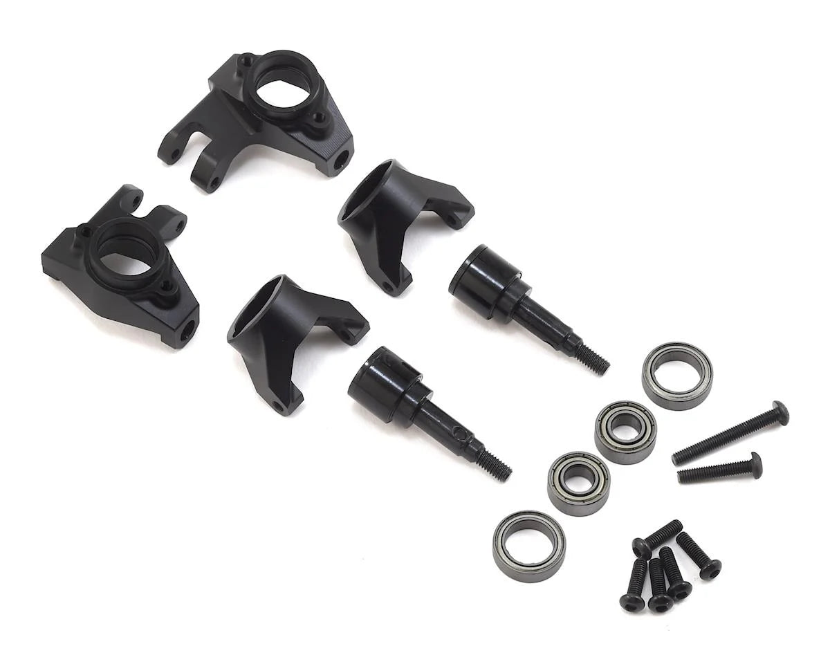 SSD RC SSD00245 TRX-4 Front Axle Portal Delete Kit (Black)