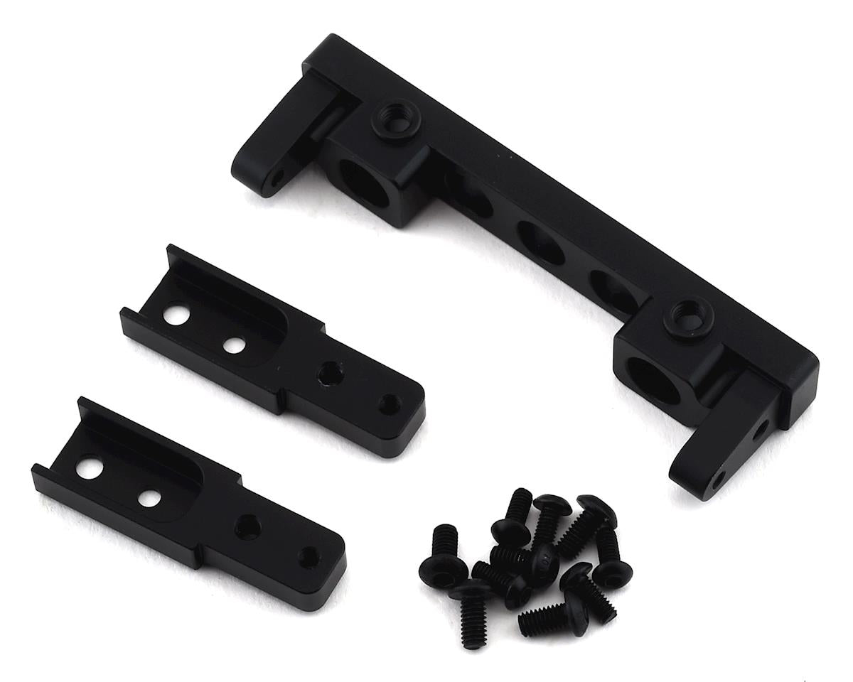 SSD SSD00287 SCX10 II Aluminum Rear Bumper Mount w/Rail Extension