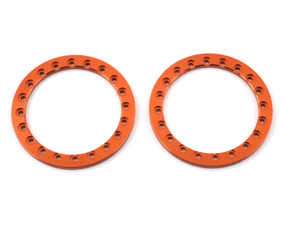 SSD SSD00356 1.9” Aluminum Beadlock Rings (Orange) (2)