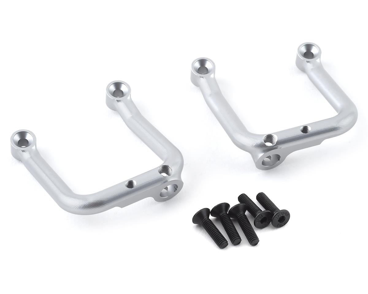 SSD SSD00358 Trail King Aluminum Front Shock Hoops (Silver) (2)