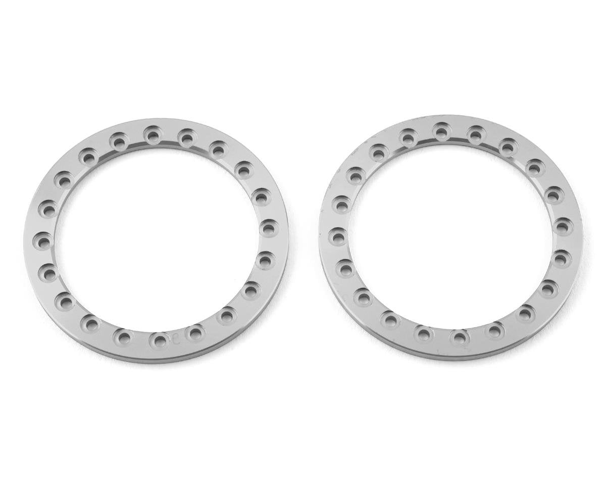 SSD SSD00359 1.9” Aluminum Beadlock Rings (Silver) (2)