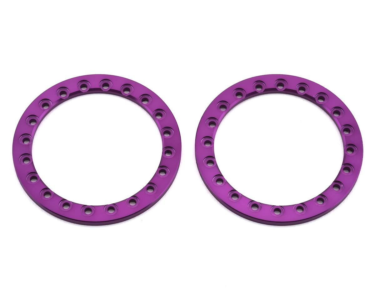 SSD SSD00374 1.9” Aluminum Beadlock Rings (Purple) (2)