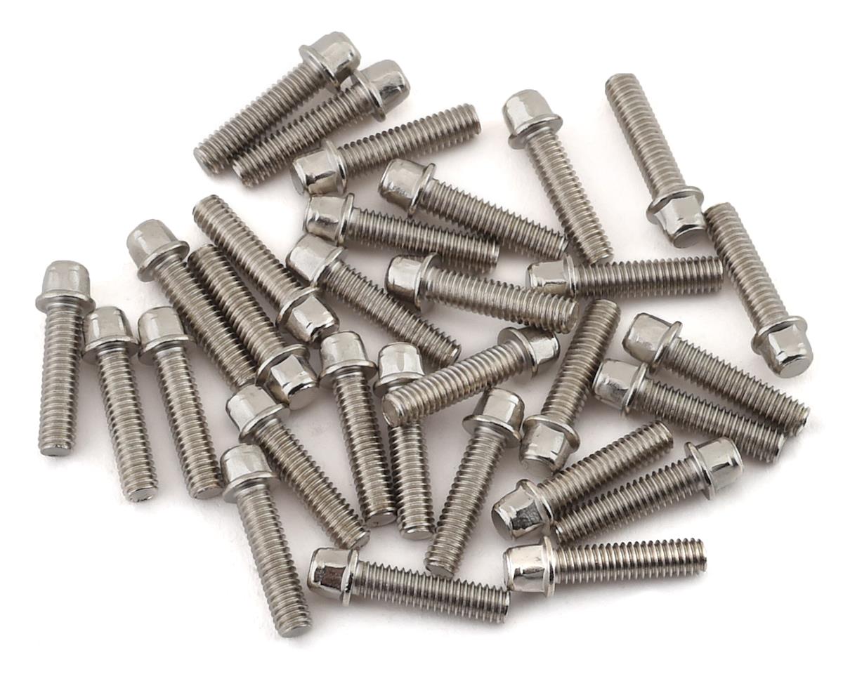SSD SSD00409 2.5x10mm Scale Wheel Bolts (Silver) (30)