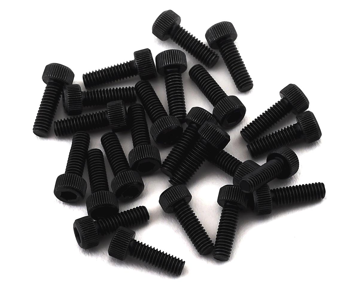 SSD SSD00413 2.5x8mm Cap Head Wheel Hub Screws Black (24) M2.5X8