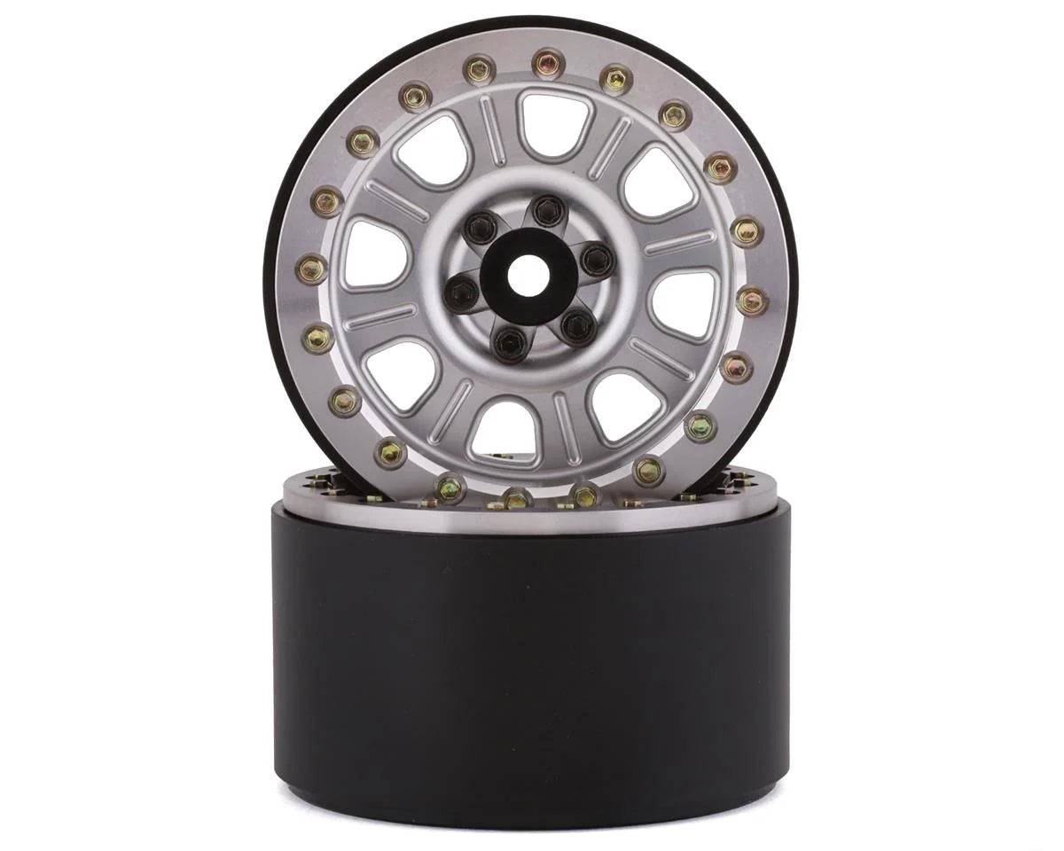 SSD SSD00456 2.2” Bouncer Beadlock Wheels (Silver)