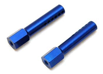 STRC ST1914B Front Body Posts for Traxxas Slash and Ruslter (Blue) 1 Pair ST1914B