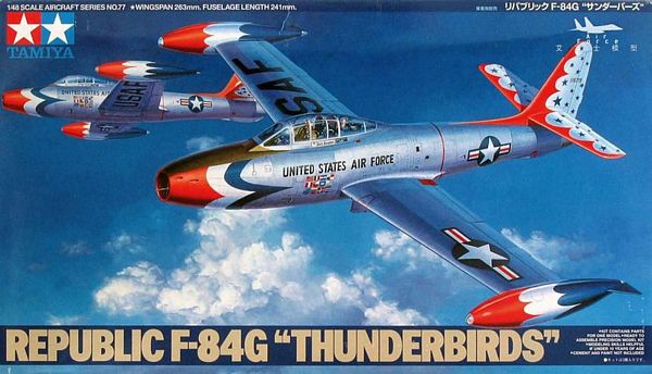 TAMIYA 61077 1/48 Republic F-84G 'Thunderbirds'