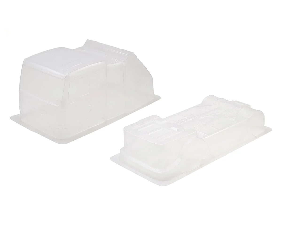TAMIYA 51606 Team Hahn Racing MAN TGS Semi Truck Body Set (Clear)