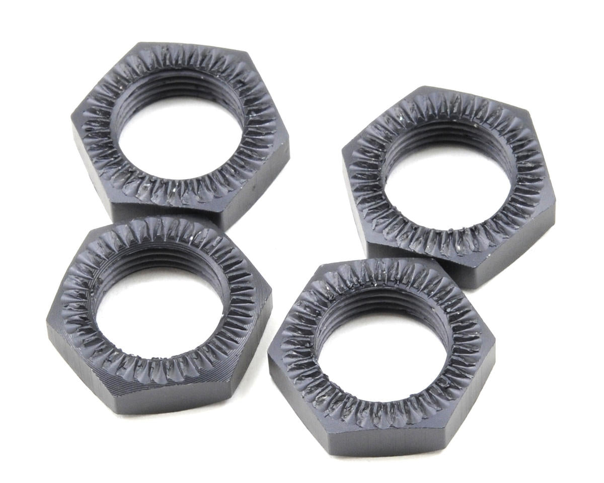 TEKNO TKR5116 Wheel Nuts Serrated/Gun Metal Ano EB48 (4) 17mm