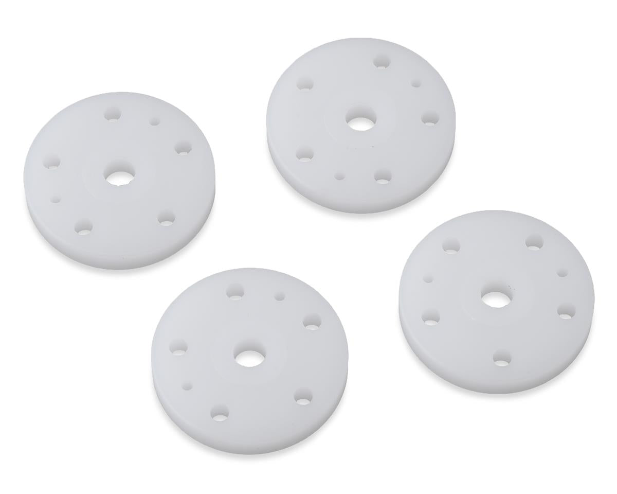 TEKNO TKR6168 CNC Flat/Flat Shock Pistons (4) (5x1.6mm/2x1.0mm)