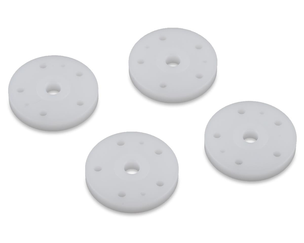 TEKNO TKR6169 CNC Flat/Flat Shock Pistons (4) (5x1.5mm/2x1.0mm)