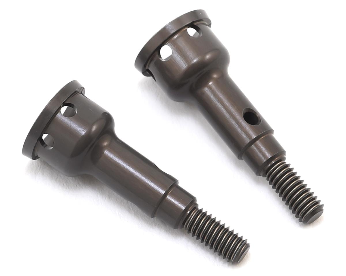 TEKNO TKR6270RA Stub Axles, Rear, 7075 Hard Anodized Aluminum (2): EB410