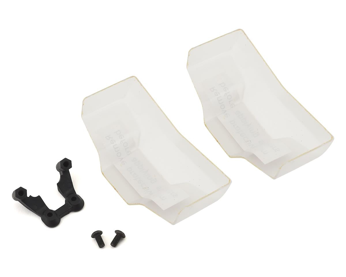 LOSI TLR330010 Low Front Wing, Clear, with Mount (2)