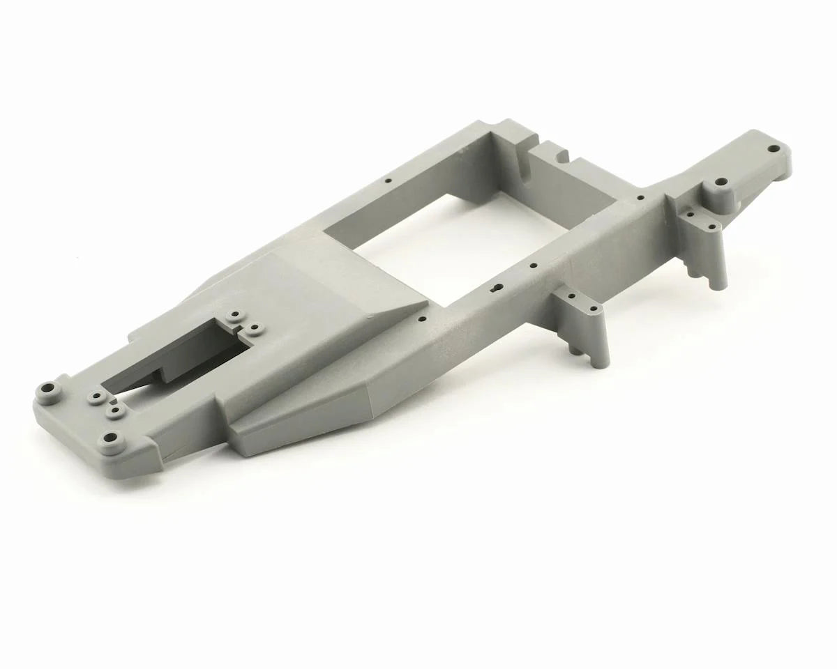 TRAXXAS 4131A Chassis backbone, plastic/ throttle servo mount (grey)