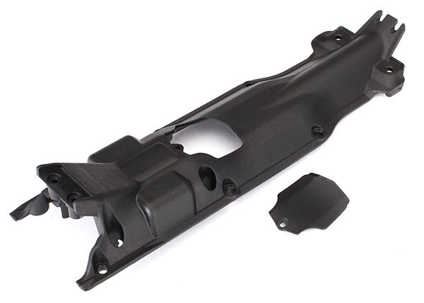 TRAXXAS 5637X Skidplate, transmission, nylon (black)/ cover