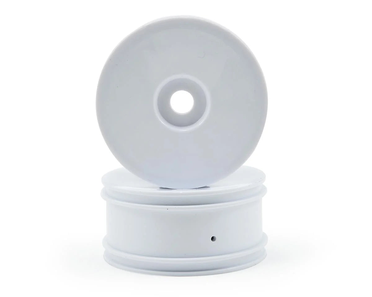 TRAXXAS 6474 Wheels, dished white, dyeable front (2) XO-1