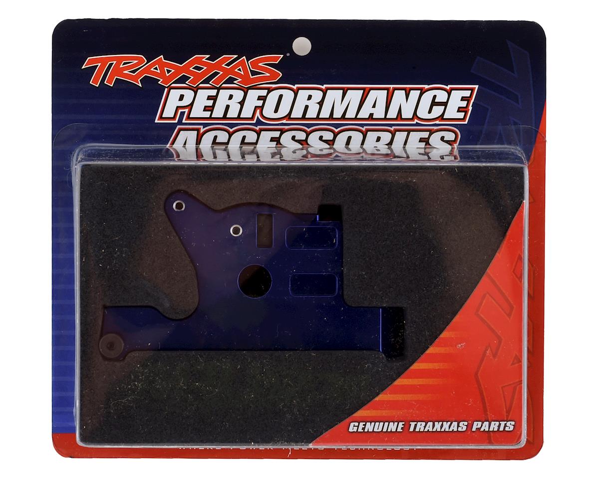 TRAXXAS 7460R Motor mount, 6061-T6 aluminum blue-anodized