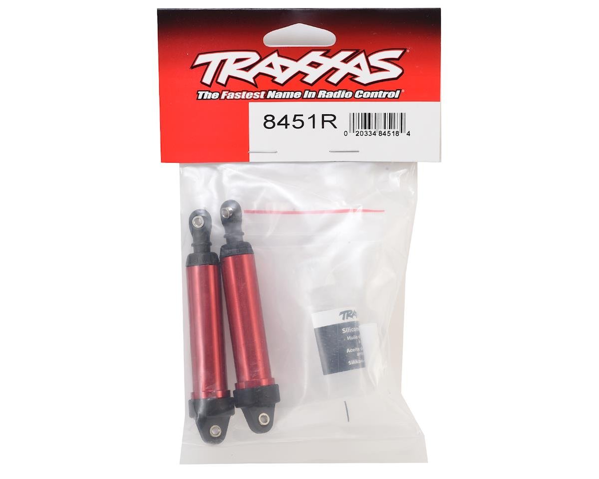 TRAXXAS 8451R Shocks GTR 134mm aluminum red-anodized UDR