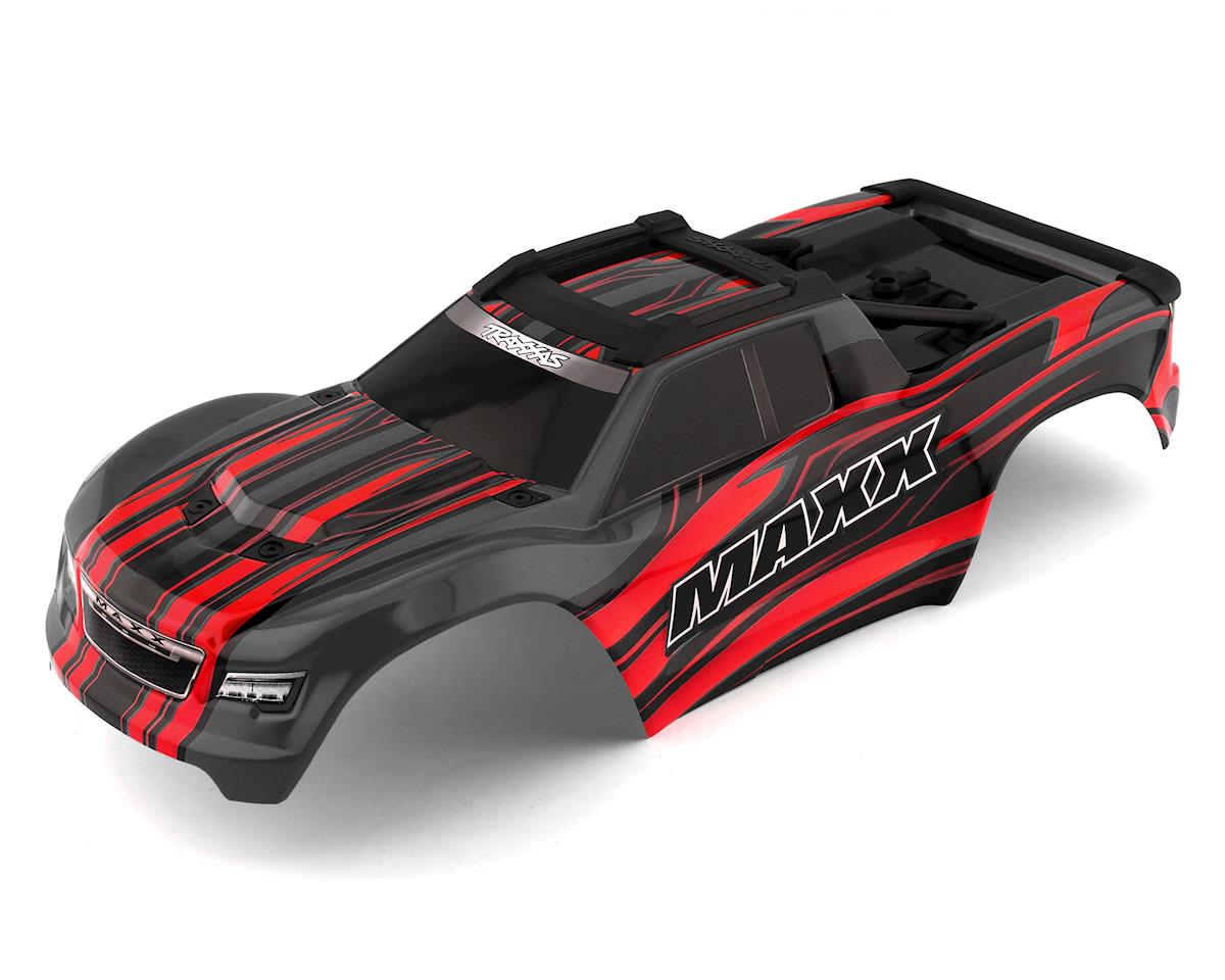TRAXXAS 8911R Maxx V1 Pre-Painted Truck Body (Red) *DISC