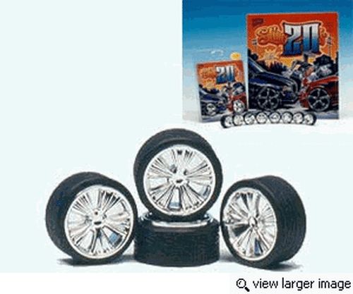 HOPPIN HYDROS 528 SLIM 20s Rims and Tires "VENETIAN" 1/24- 1/25 Scale