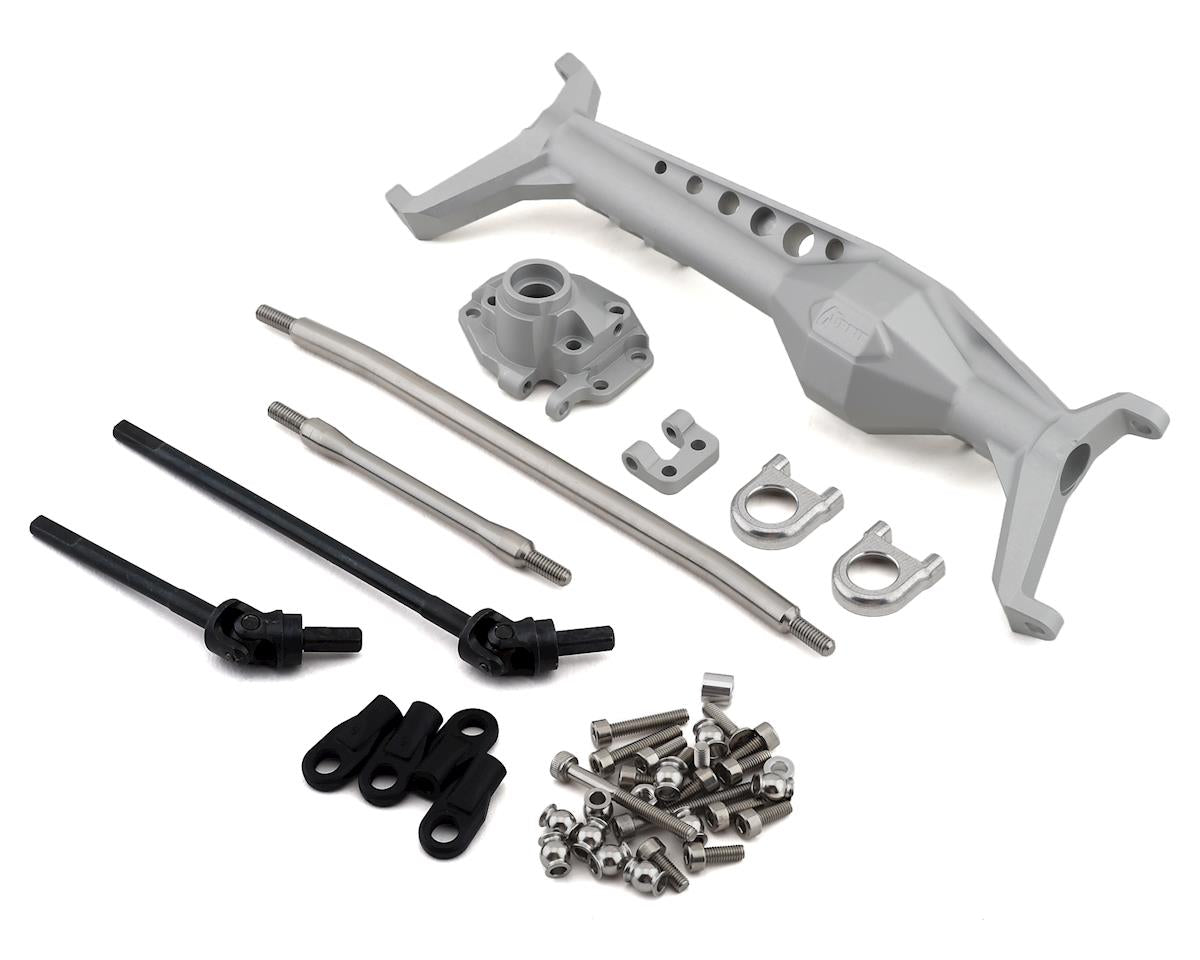 VANQUISH VPS08471 Axial Capra Currie F9 Front Axle Silver