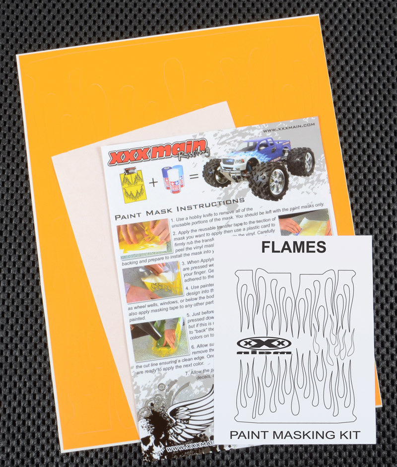 XXX MAIN M004L Flames Paint Mask