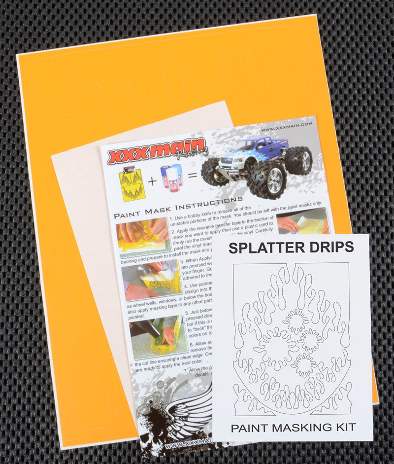 XXX MAIN M046L Splatter Drips Paint Mask