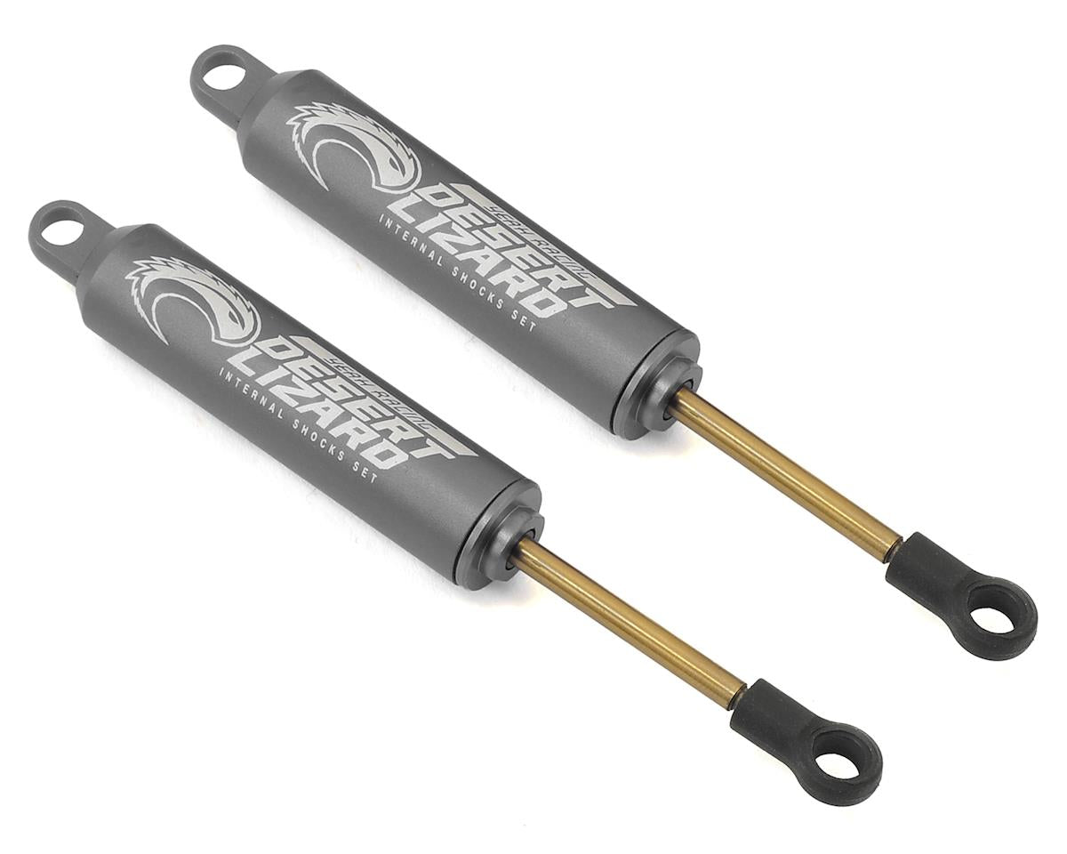 YEAH RACING DDL-100GM 100mm Desert Lizard Two Stage Internal Spring Shock (2) Gun Metal
