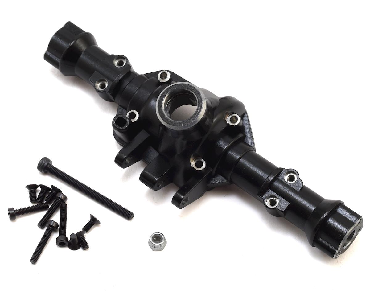 YEAH RACING TRX4-046BK Traxxas TRX-4 Alloy Rear Axle Housing (Black) (Titanium Coated)