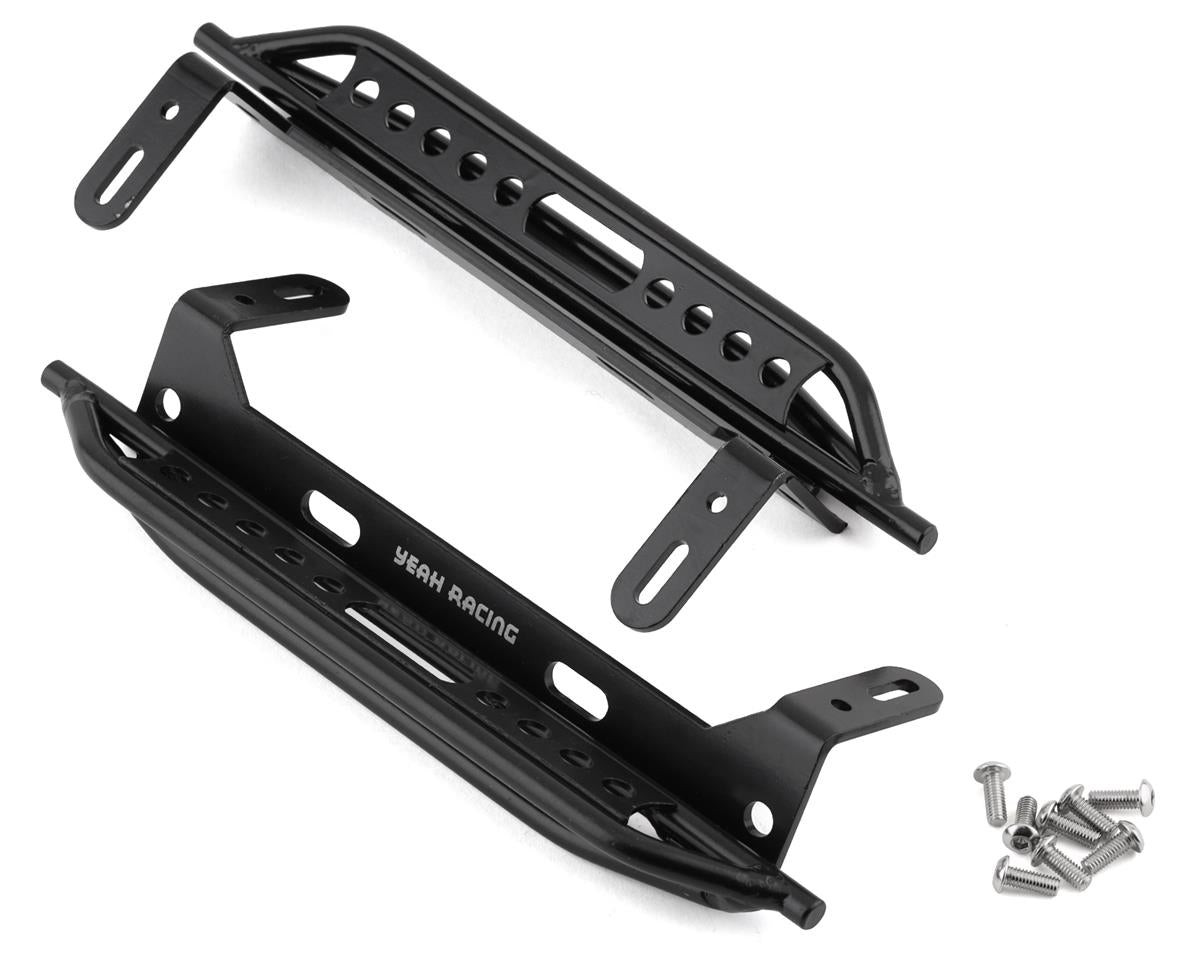 YEAH RACING TRX4-053 Traxxas TRX-4 Steel Rock Sliders (Black) (2) trx4