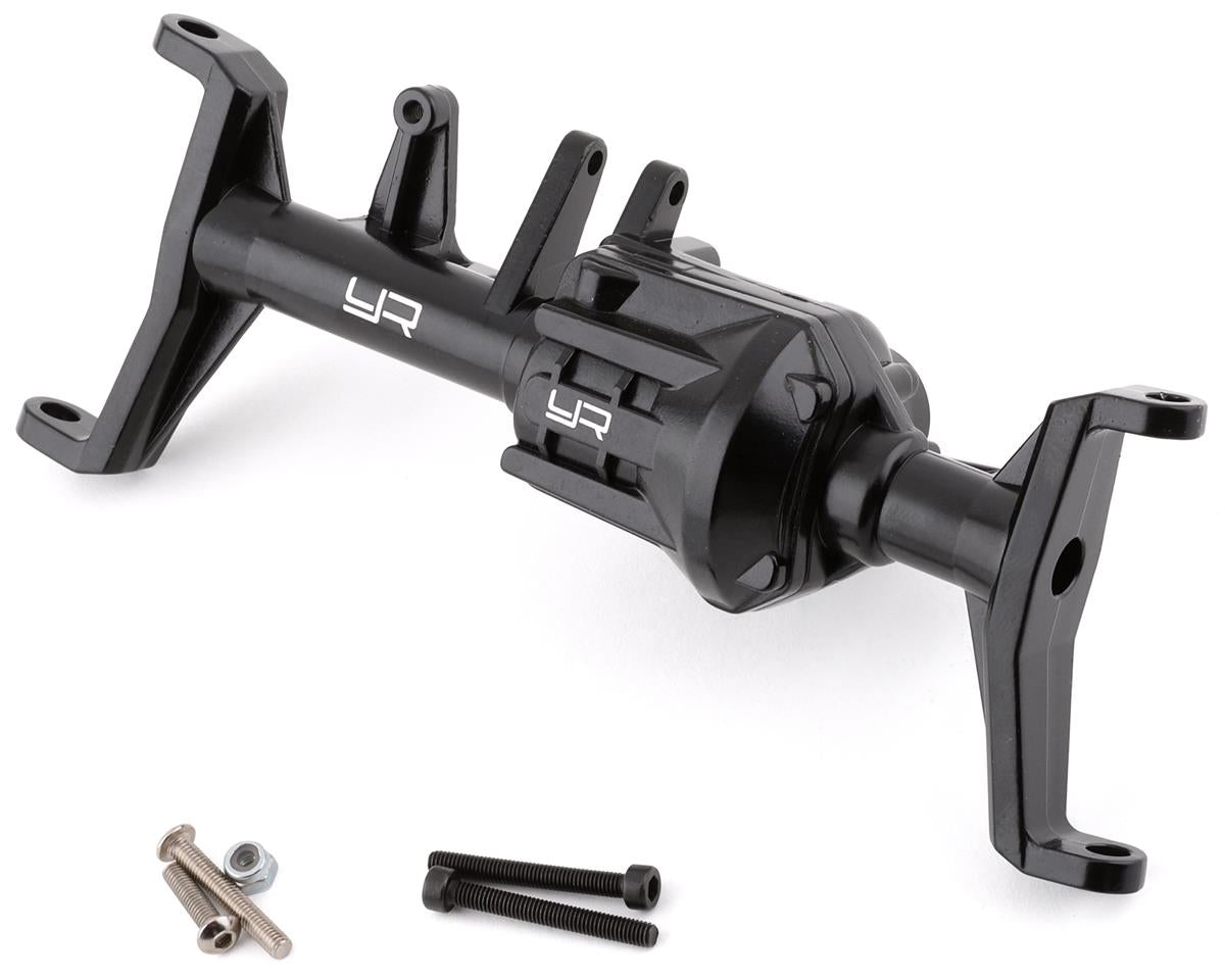 YEAH RACING TRX4-089 Traxxas TRX-4/TRX-6 Aluminum Front Axle Housing (Black)