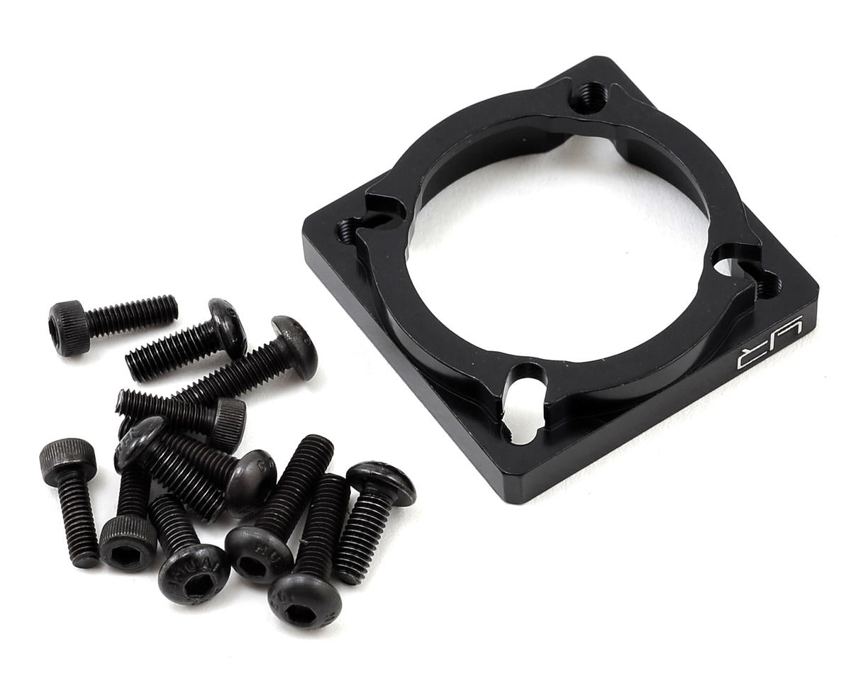 YEAH RACING YA-0200BK Arctic Aluminum Fan Adaptor (Black) (25mm to 30mm)