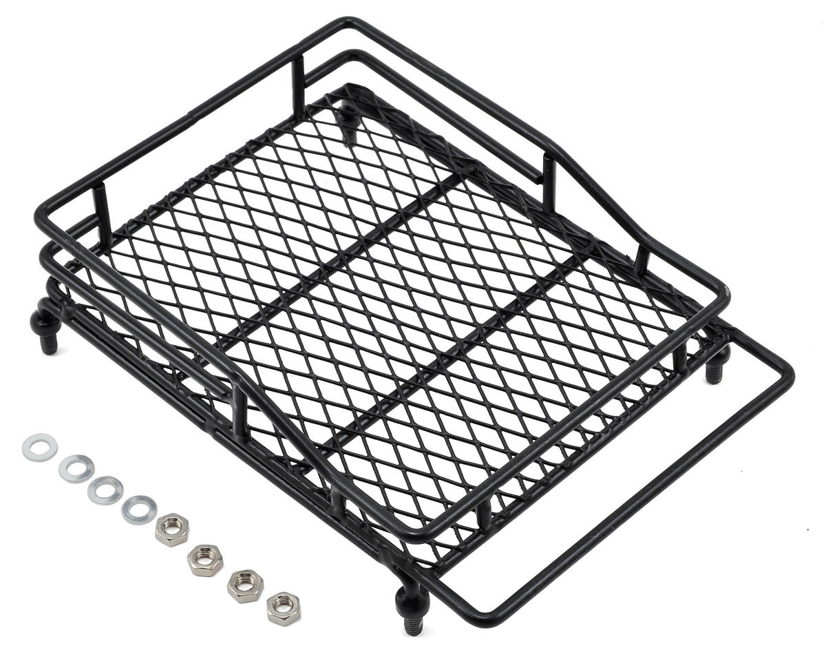 YEAH RACING YA-0403 1/10 Crawler Scale Metal Mesh Roof Rack Luggage Tray (14x10x3.5cm) (Type C)