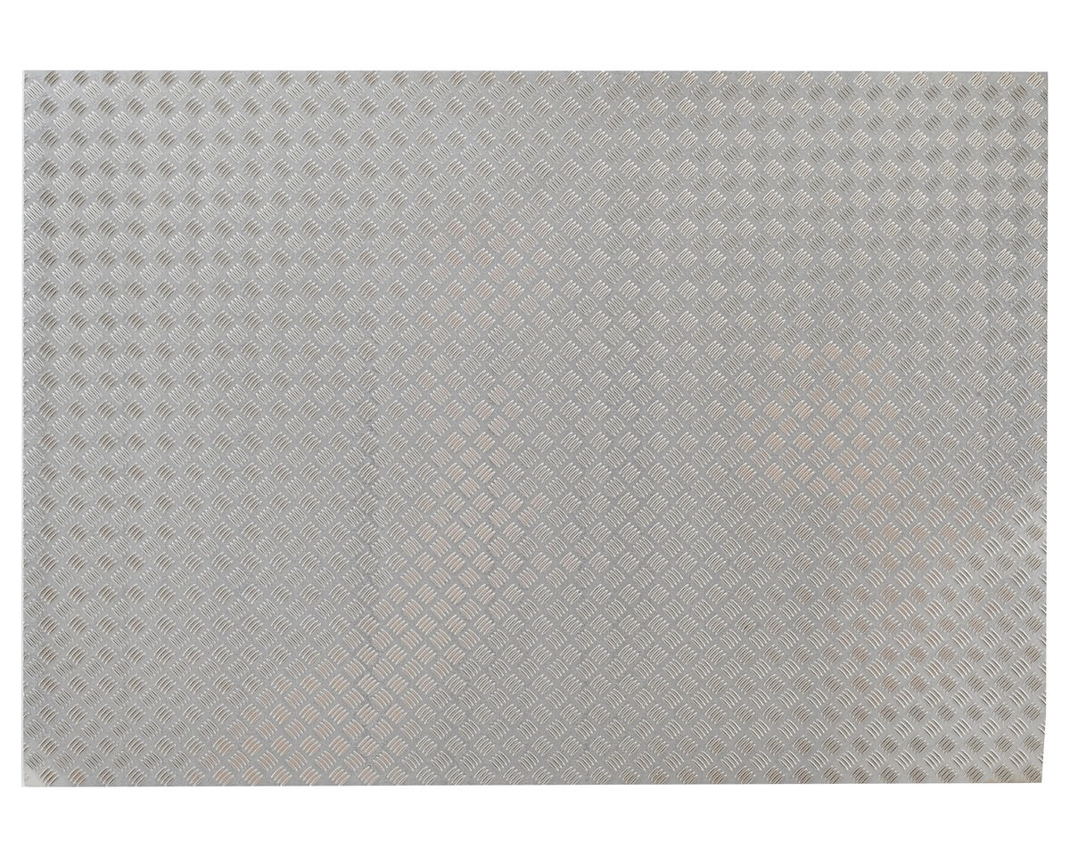 YEAH RACING YA-0458 1/10 Crawler Steel Diamond Plate Accessory (14x20cm) (Type A)